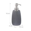 Relaxdays Soap Dispenser 300ml Refillable Bathroom Kitchen Liquid Soap Dispenser