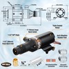 Macerator Waste Pump, Sewage Washdown 12V 13GPM, Quick Release Sewage