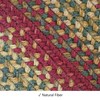 Homespice - Cider Barn Small Braided Table Runner, a Hand