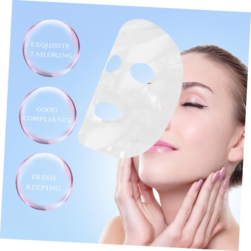 POPETPOP 200pcs Disposable Facial Masks Mini Wipes Face Film Hydrotherapy