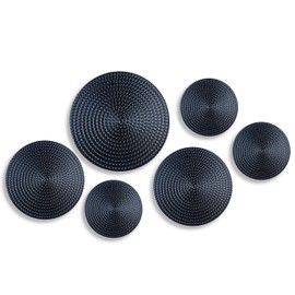JWZSKZYZ metal wall art (Black-B)