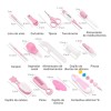 Kit De Higiene Cuidado Bebé 20pcs Termómetro Salud Manicure Color