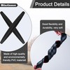 4 Pcs Car Front Rear Bumper Protector Strips, Universal Anti-Collision