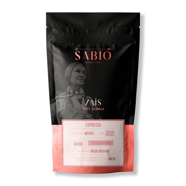 Café Sabio | Zaís - Espresso, 100% Mexicano 500 gr