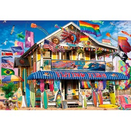 Buffalo Games - Garry Walton - Surf Shack - 2000 Piece Jigsaw Puzzle for Adults Challenging Puzzle Perfect for Game Nights - Finished Size is 38.50 x 26.50