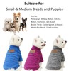 LOSHALL 2 Pack/3 Pack Fleece Dog Sweater for Small Dogs