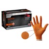 Venom Steel Orange Nitrile Gloves, 8 mil Thick, 100 Count,