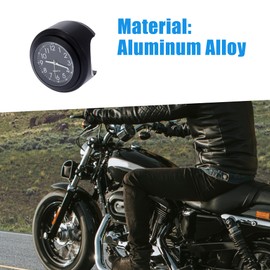 A ABSOPRO Motorcycle Handlebar Mount Watch Dial Clock 22-25mm 7/8" to 1"