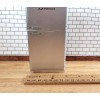 Town Square Miniatures Dollhouse Miniature Fridge 2 Door Refrigerator Silver