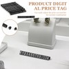 Nagoyuki 30 Sets Plastic Cube Price Display Label Adjustable Number