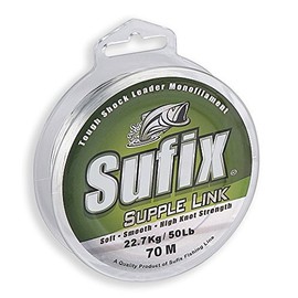 Sufix Supple Link Clear 70 m 10 lb Chalk Line Leader