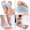 WUFGWBD 6 Pairs Of Blue Forefoot Pads, Hollow Breathable Forefoot