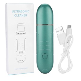 EMS Ultrasonic Skin Scrubber Blackhead Pimple Removal Lifting Ion Pore Cleaner MachineGreen