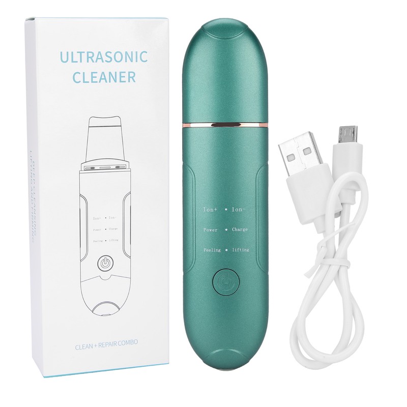 EMS Ultrasonic Skin Scrubber Blackhead Pimple Removal Lifting Ion Pore