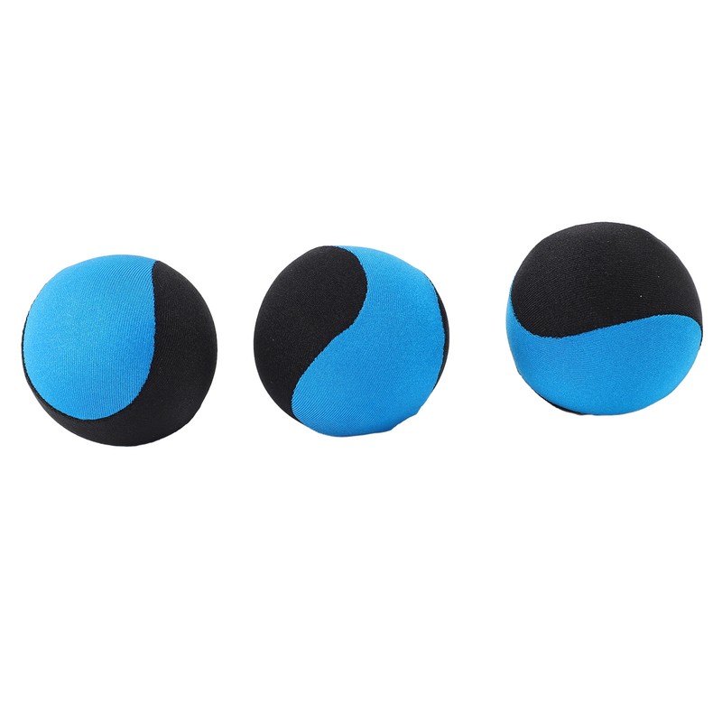 3Pcs Water Bouncing Balls Durable Rubber Water Skipping Balls Grip