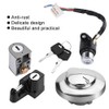 Motorcycle Ignition Switch Fuel Gas Cap Seat Lock Keys for