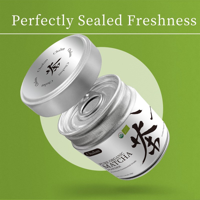 Chaism Ceremonial Grade Matcha Green Tea Powder - Premium First