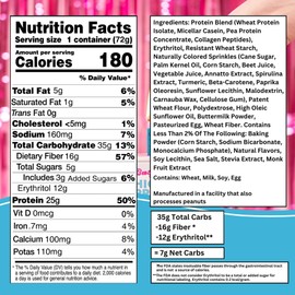 Bootylicious | High-Protein Muffin | 25g Protein, 7g Net Carbs, 2.32-2.75oz Cup, 12-Pack (Birthday Cake)