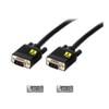Aptii VGA Monitor Replacement SVGA M-M 15 pin Cable Black