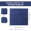Navy Blue Napkins 100-4-Fold 2-ply 33 x 33cm Luncheon Napkins