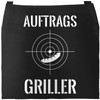 MoonWorks Men's BBQ Apron Grill King Apron for Men Crown,