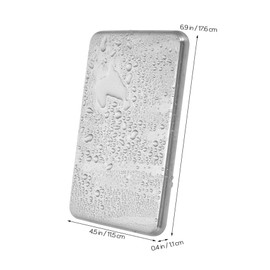 BESPORTBLE Reusable Stainless Steel Ice Pack for Lunch Bags Leakproof Cold Pack for Coolers Outdoor Activities Daily Use Efficient Freezing for Food Freshness Cold Therapy Support