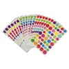 yueton 18 Sheets Colorful Heart Shape, Round Dots and Star