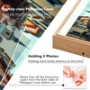 Epecfan Double Picture Frame 5x7 Vertical and Horizontal Hinged Picture