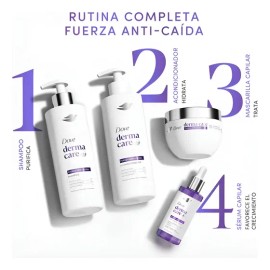 Rutina Cuidado Capilar Dove Derma Care Fuerza Anticaída