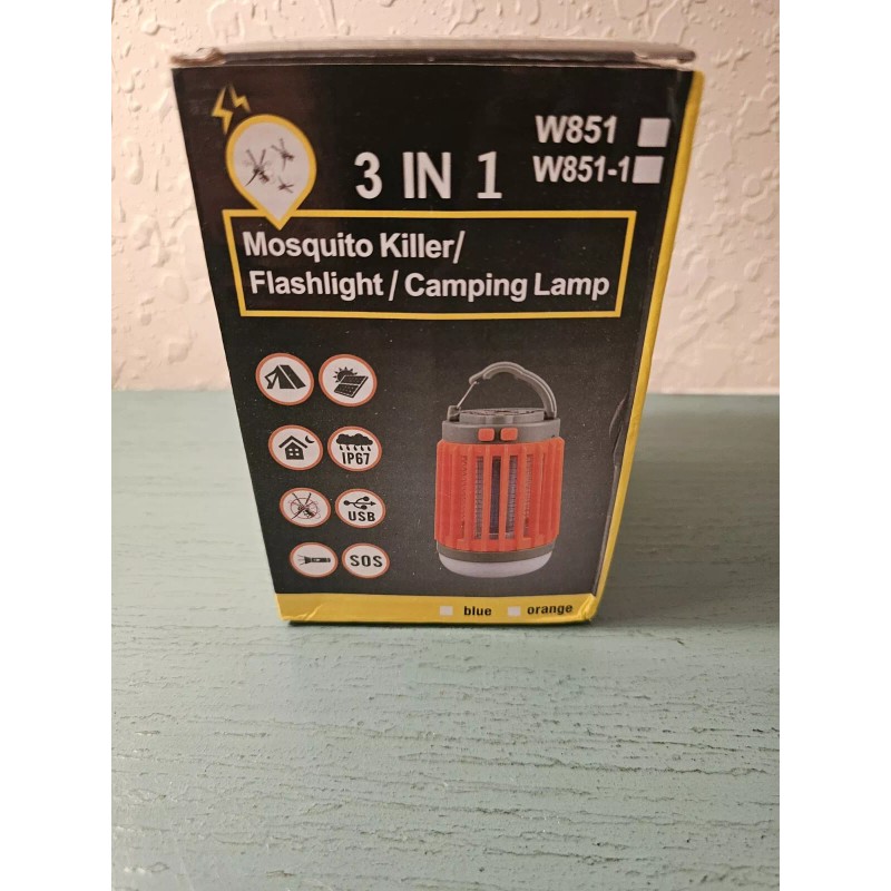 Solar 3-in-1 Solar USB Mosquito Killer Lamp Camping Flashlight Emergency