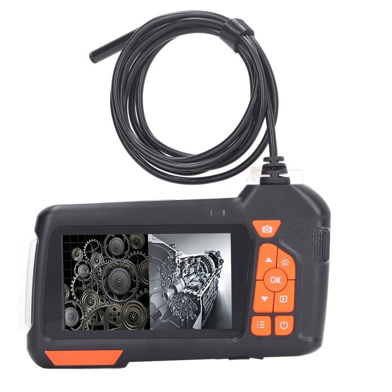 4.5in Industrial Endoscope Digital Display Waterproof Photo Record 1080P 8mm