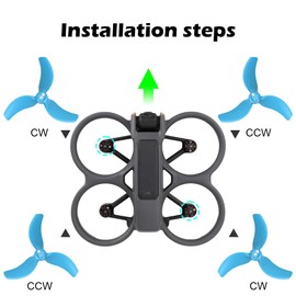 Propeller for Avata 2 Propeller, Drone Avatar Propeller with 12 Screws & Screwdriver, Accessories for Drone Replacement, 3032S DJI Avatar 2 Propeller Blades Low Noise, Accessories for Drone