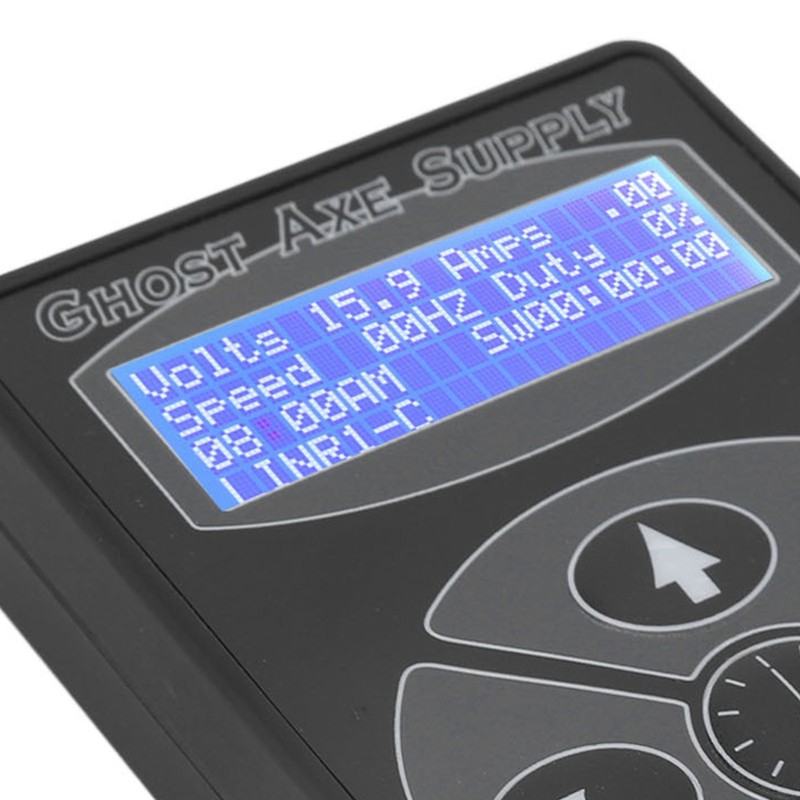Tattoo Power Supply LCD Screen 2 Pedal Modes Timing Good