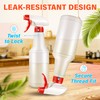 DIYSELF 16oz Spray Bottles 4 Pack, Heavy Duty Refillable Spray