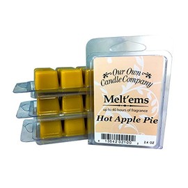 Our Own Candle Company Premium Wax Melt, Apple Pie, 6 Cubes, 2.4 oz (4 Pack)