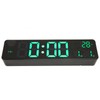 Digital Alarm Clock 10in 12/24H Temperature Display Battery Powered Quiet