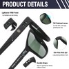 DUCO Polarized Sunglasses for Men and Women Matte Finish Blocking