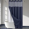 River Dream Heavyweight No Hooks Required Dotted Waffle Weave Shower