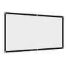 16:9 White Projection Screen, 60-120 Inch Portable Foldable Non-Crease Projector