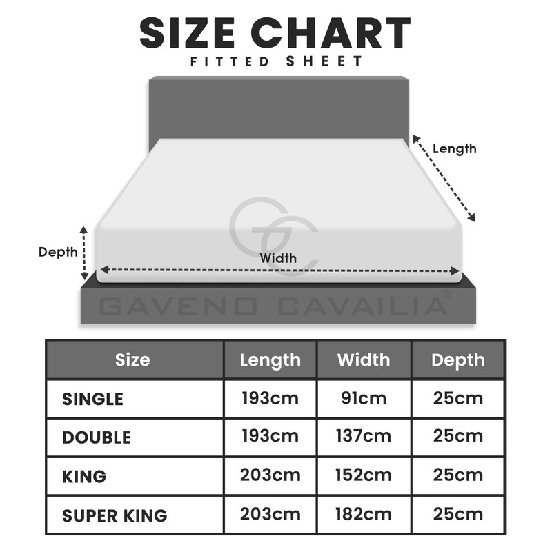 Comfy King Fitted Sheet, Wrinkle Free Plain Bedding Percale Fitted