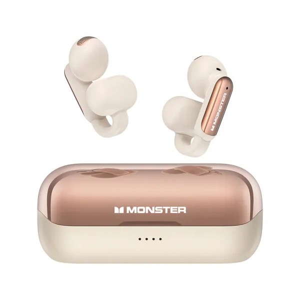 Audifonos Inalambricos Earbuds Monster E62-W Color Blanco Bluetooth 5.4 Gamer