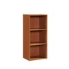 Hodedah Import 3 Shelf Bookcase, Cherry