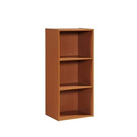 Hodedah Import 3 Shelf Bookcase, Cherry