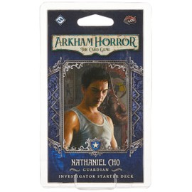 Fantasy Flight Games, Arkham Horror The Card Game: Investigator Starter Deck - Nathaniel Cho Investigator, Card Game, Ages 14+, 1 to 4 Players, 60 to 120 Minutes Playing Time
