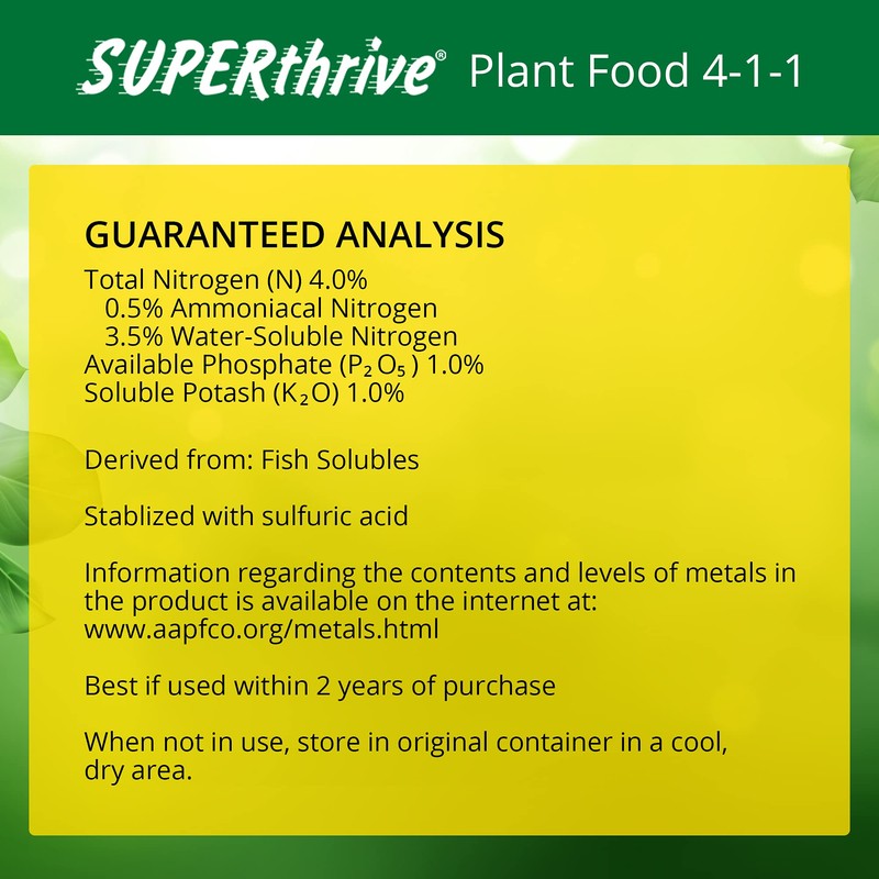 SUPERthrive Liquid Organic All Purpose Plant Food 1 qt.