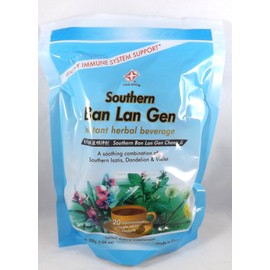 6 Pack! Ban LAN Gen Chong Ji, Instant Herbal Beverage, Tea, Drink, 6 x 20 Servings