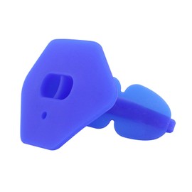 DUTYBOD Football Mouth Guard, Football Mouthpiece, Breathable, with Lip Guard, Helmet Strap Included, for Youth and Adults (Blue)