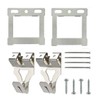 Picture Hanging Kit Canvas Floater Box Frame with Chrome Plated