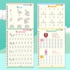 4pcs/pack Reusable Handwriting Practice Copybook Set Improve Writing Skills with