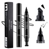 HhBdy Waterproof Eyeliner Stamp 4Pcs 2 in 1 Double Head